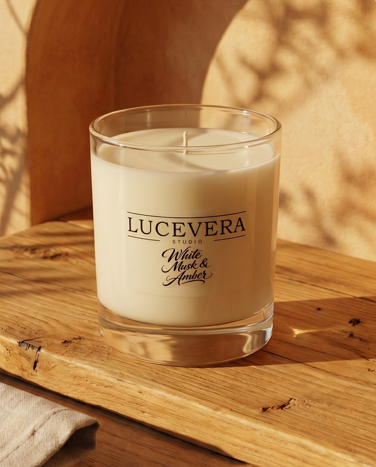 White musk & Amber - Scented Candle