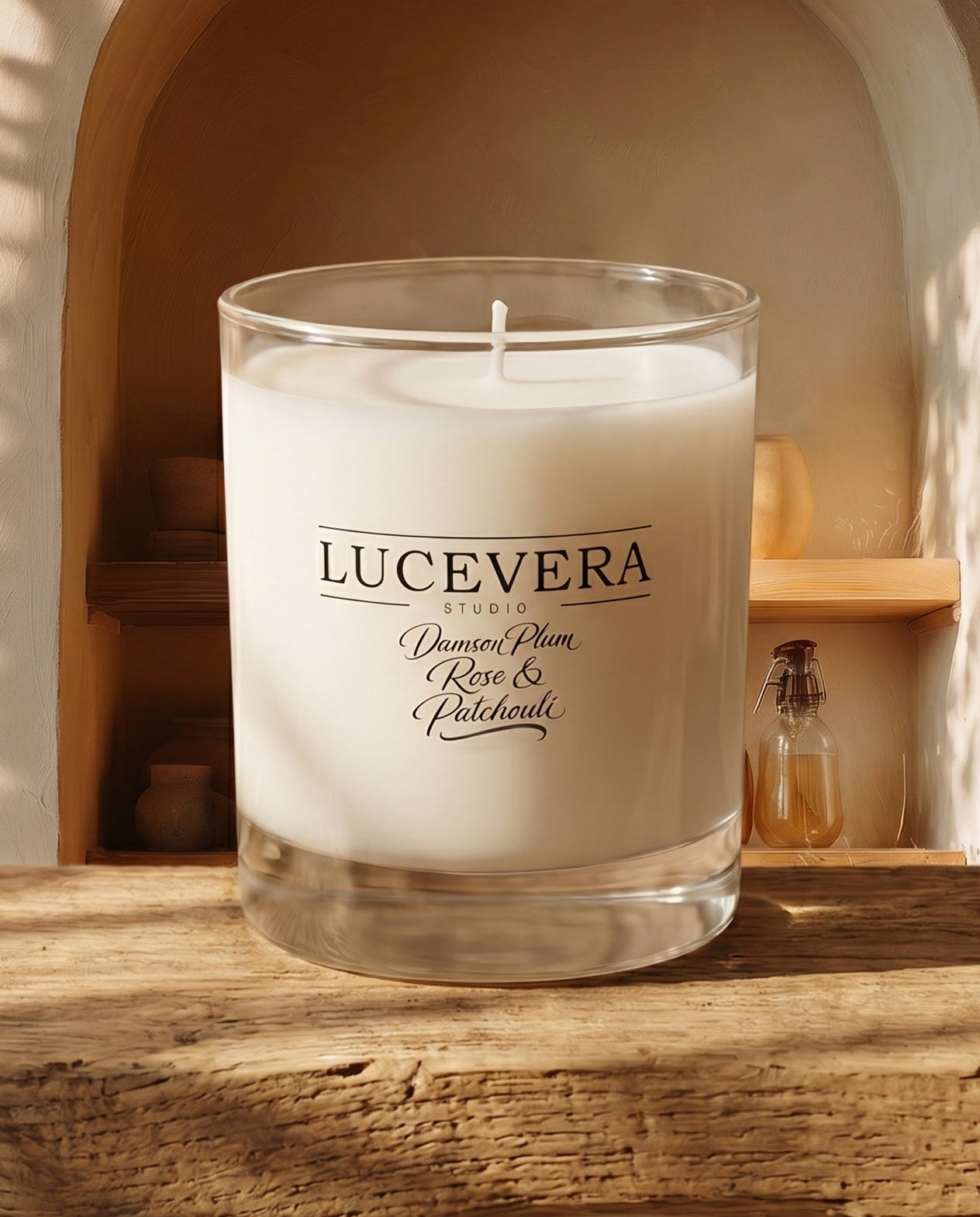 Damson Plum, Rose & Patchouli - Scented Candle