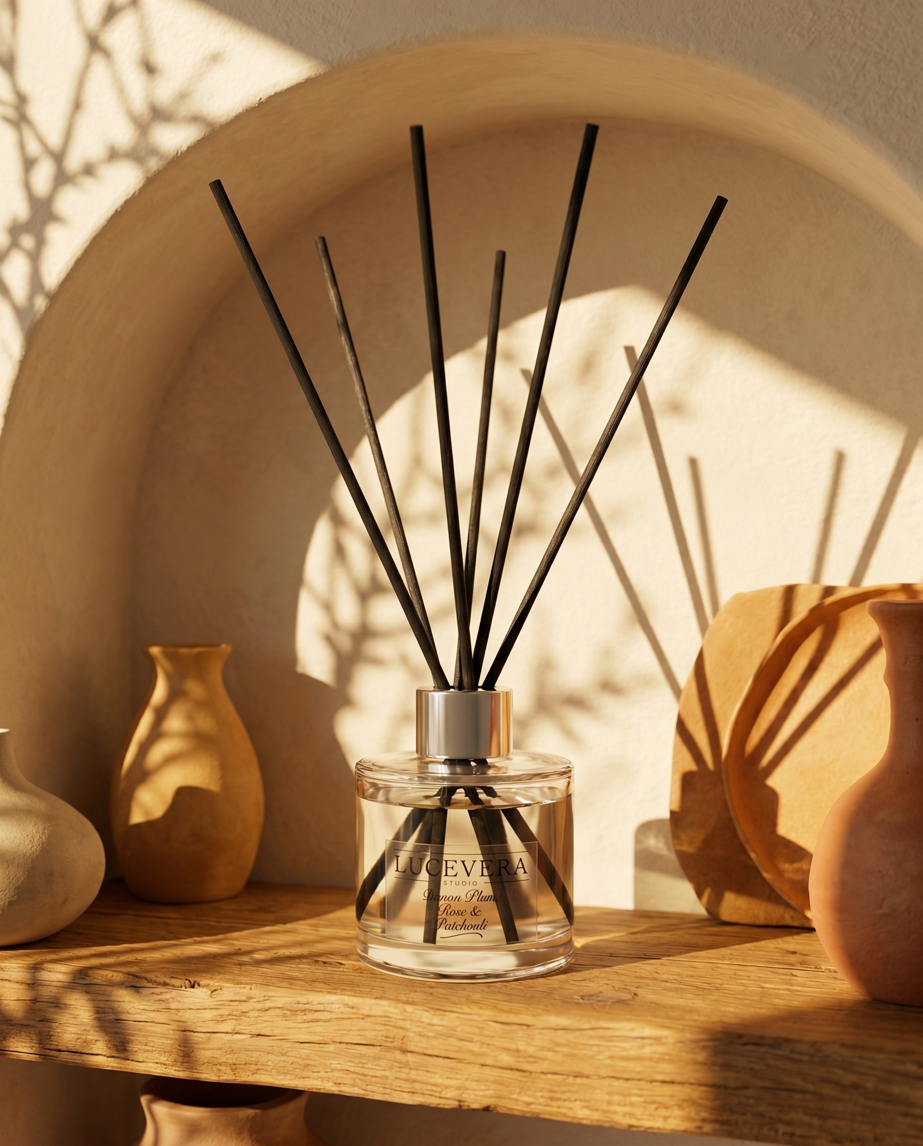 Damson Plum, Rose & Patchouli - Reed Diffuser