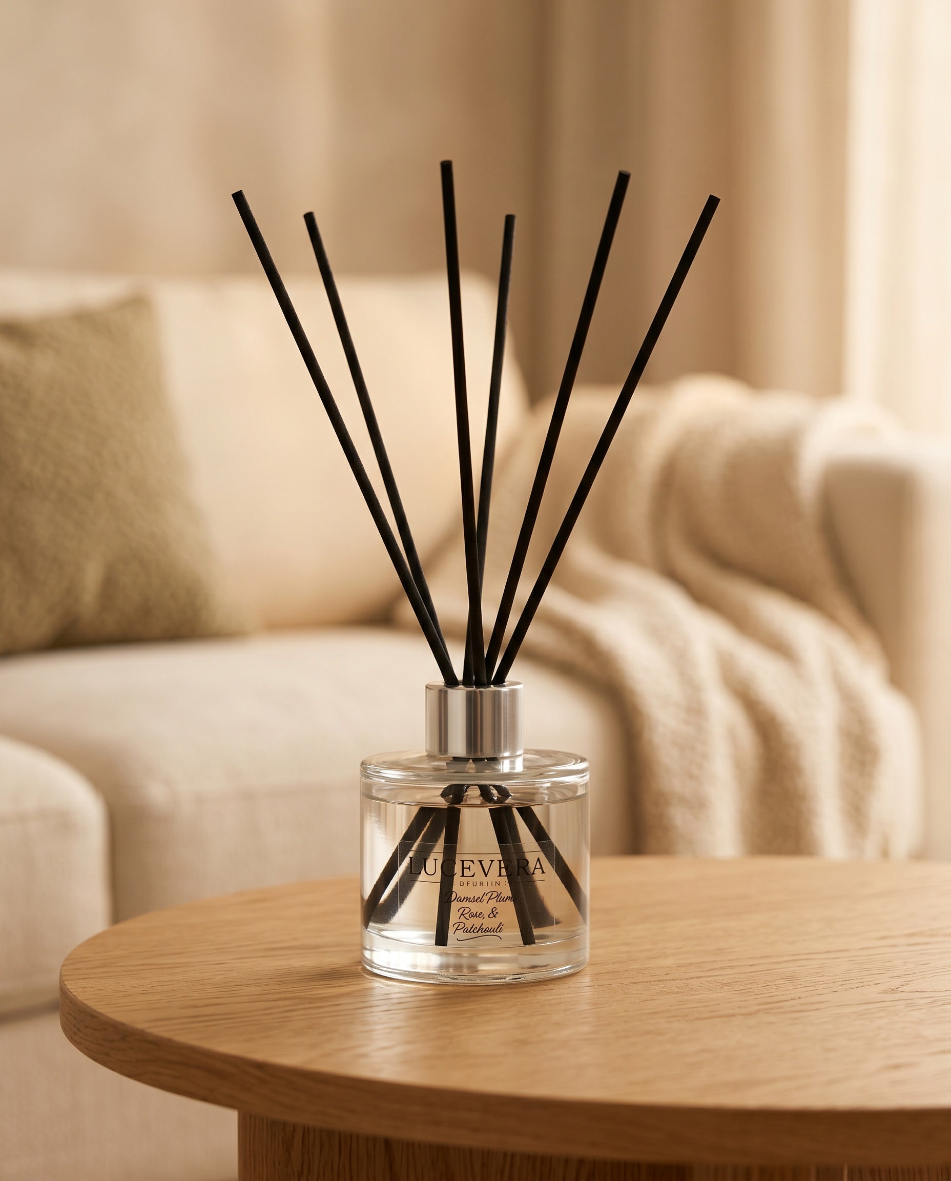 Damson Plum, Rose & Patchouli - Reed Diffuser
